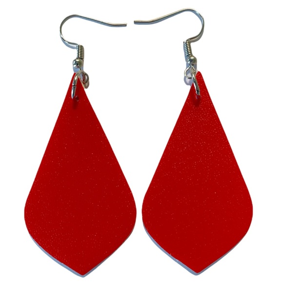 Jewelry - Faux Leather Dangle Earrings